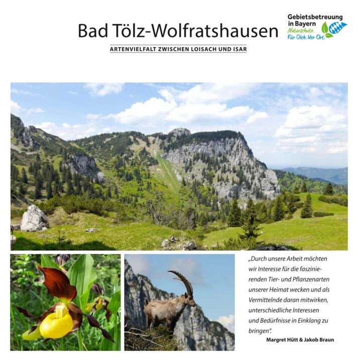 Info-Flyer "Alpenraum im Landkreis Bad Tölz-Wolfratshausen"