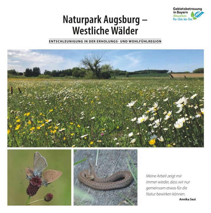 Info-Flyer "Naturpark Augsburg - Westliche Wälder"