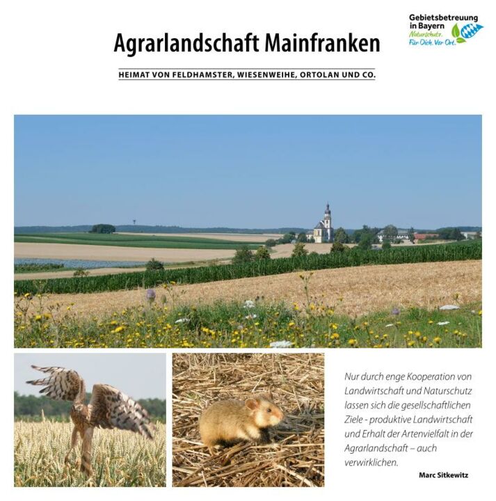 Info-Flyer "Agrarlandschaft Mainfranken"
