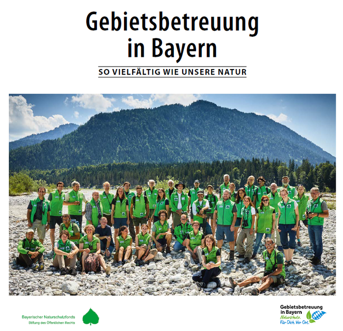 Bayernflyer zum Projekt "Gebietsbetreuung in Bayern"
